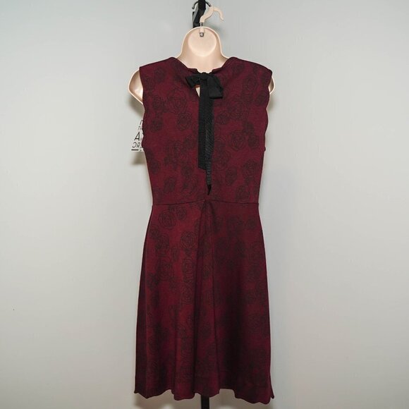 NWT 41 Hawthorn Women's Aiyanna Scallop Detail Bow Back Knit Dress - Size Medium - Picture 2 of 2